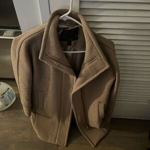 J. Crew women’s wool stadium jacket tan